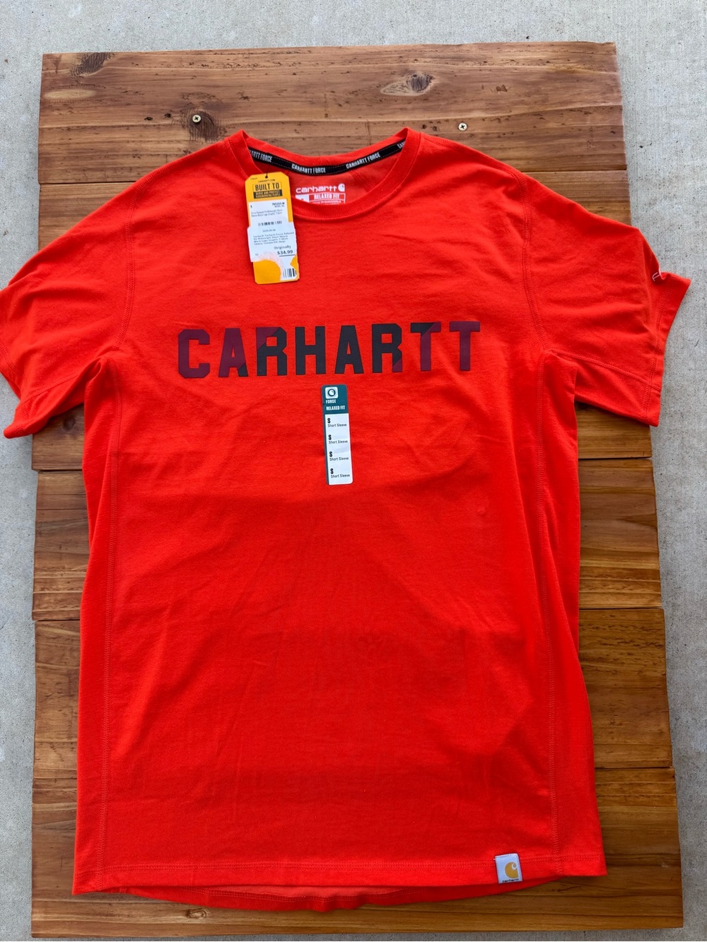 Carhartt Men's Logo Short-Sleeve Tee